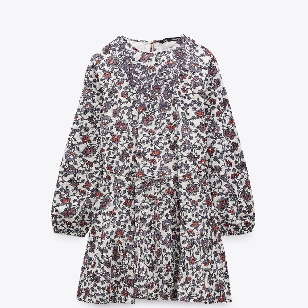 Zara Patterned Floral dress